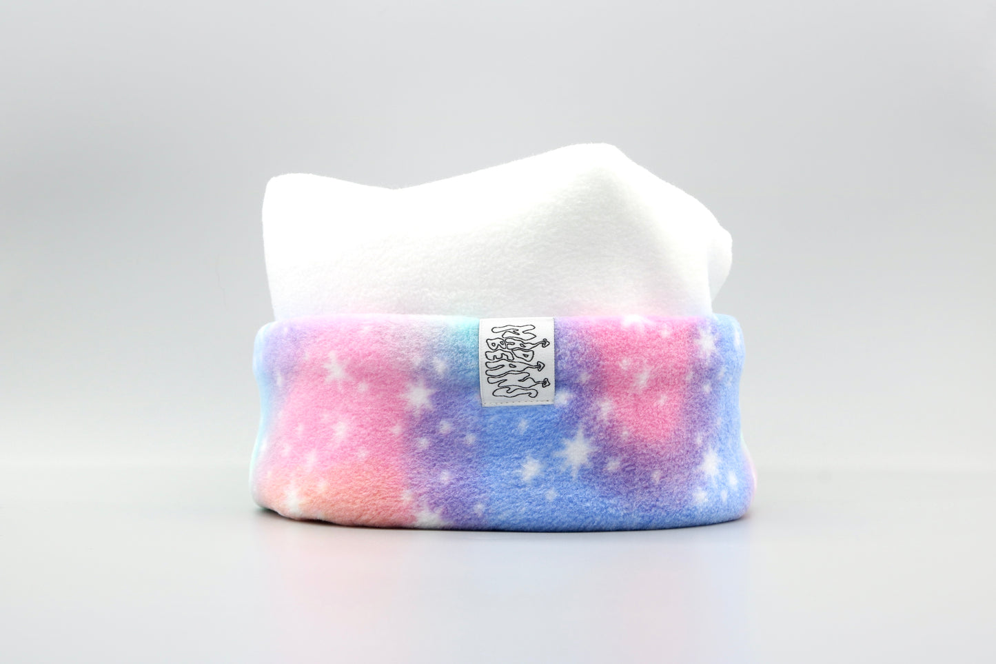 White and Rainbow Starry Night