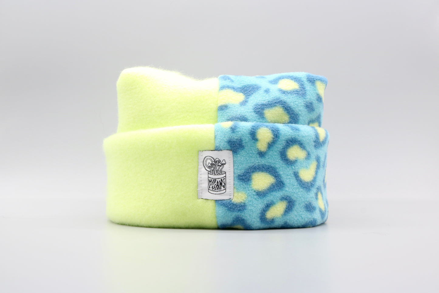 Lime Green/Blue Cheetah Print
