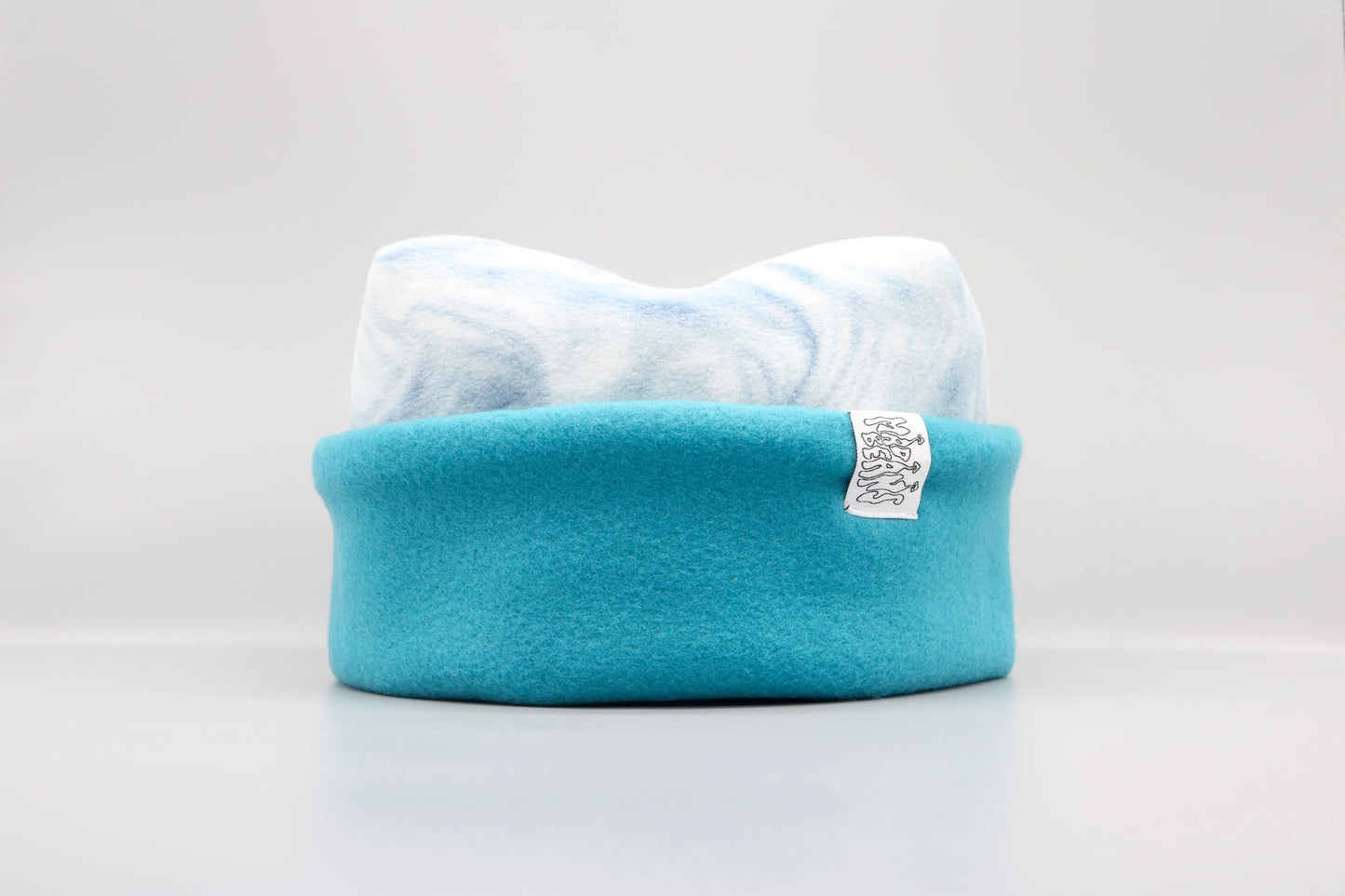 Blue Swirls and Teal