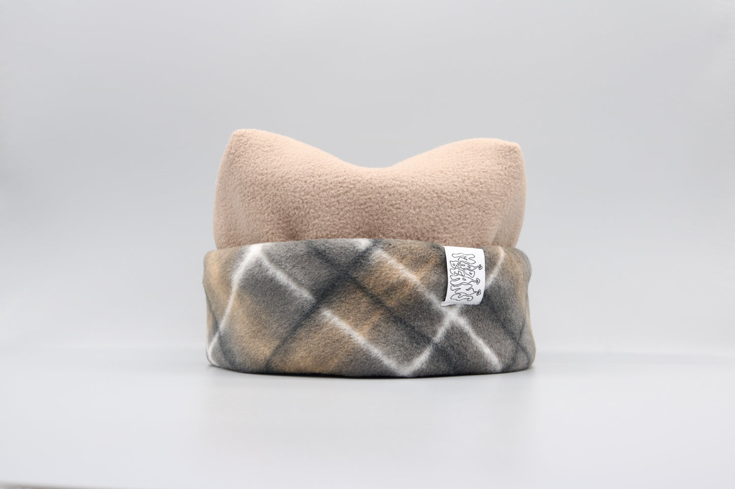 Light Brown and Brown Plaid