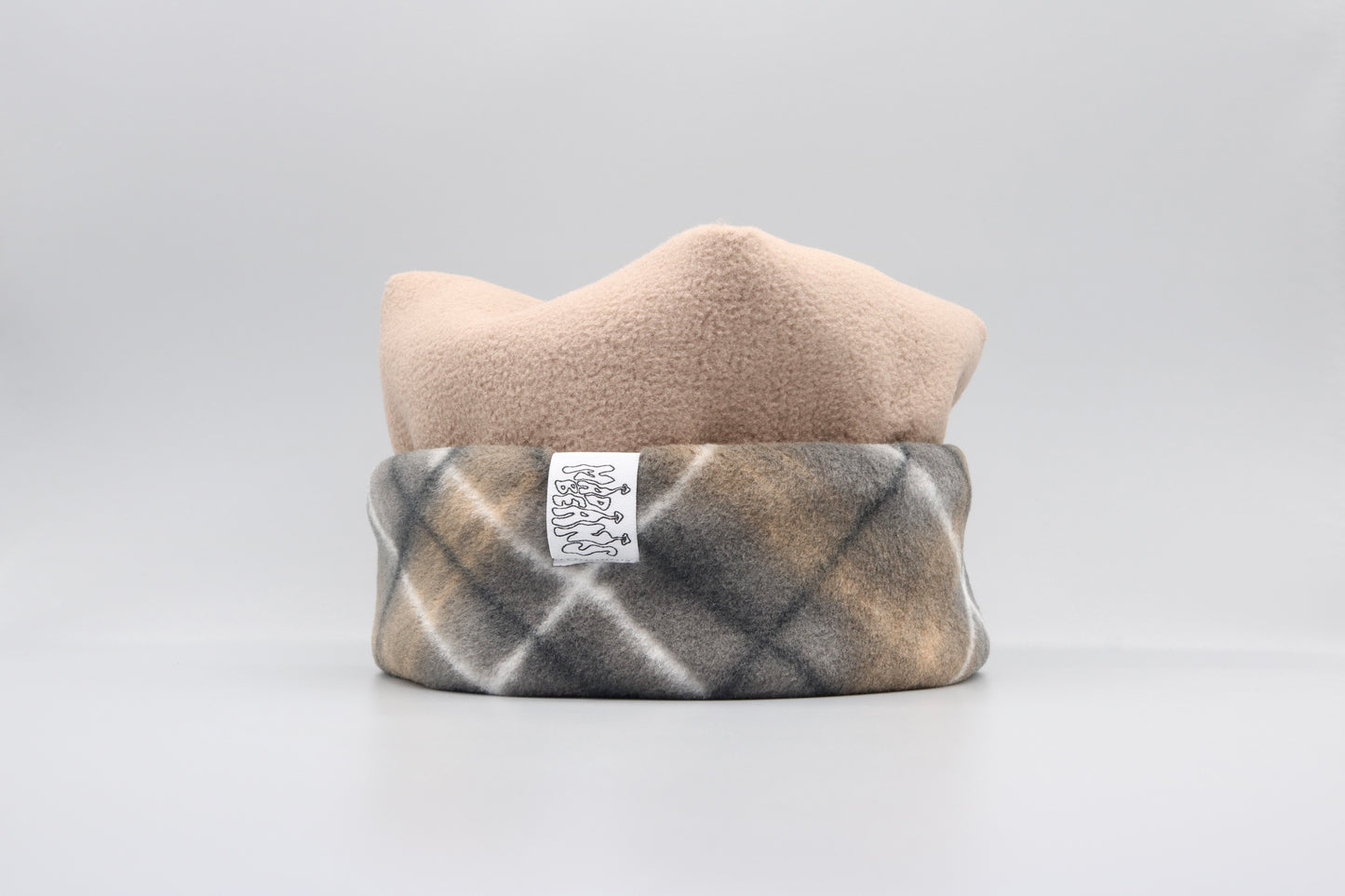 Light Brown and Brown Plaid