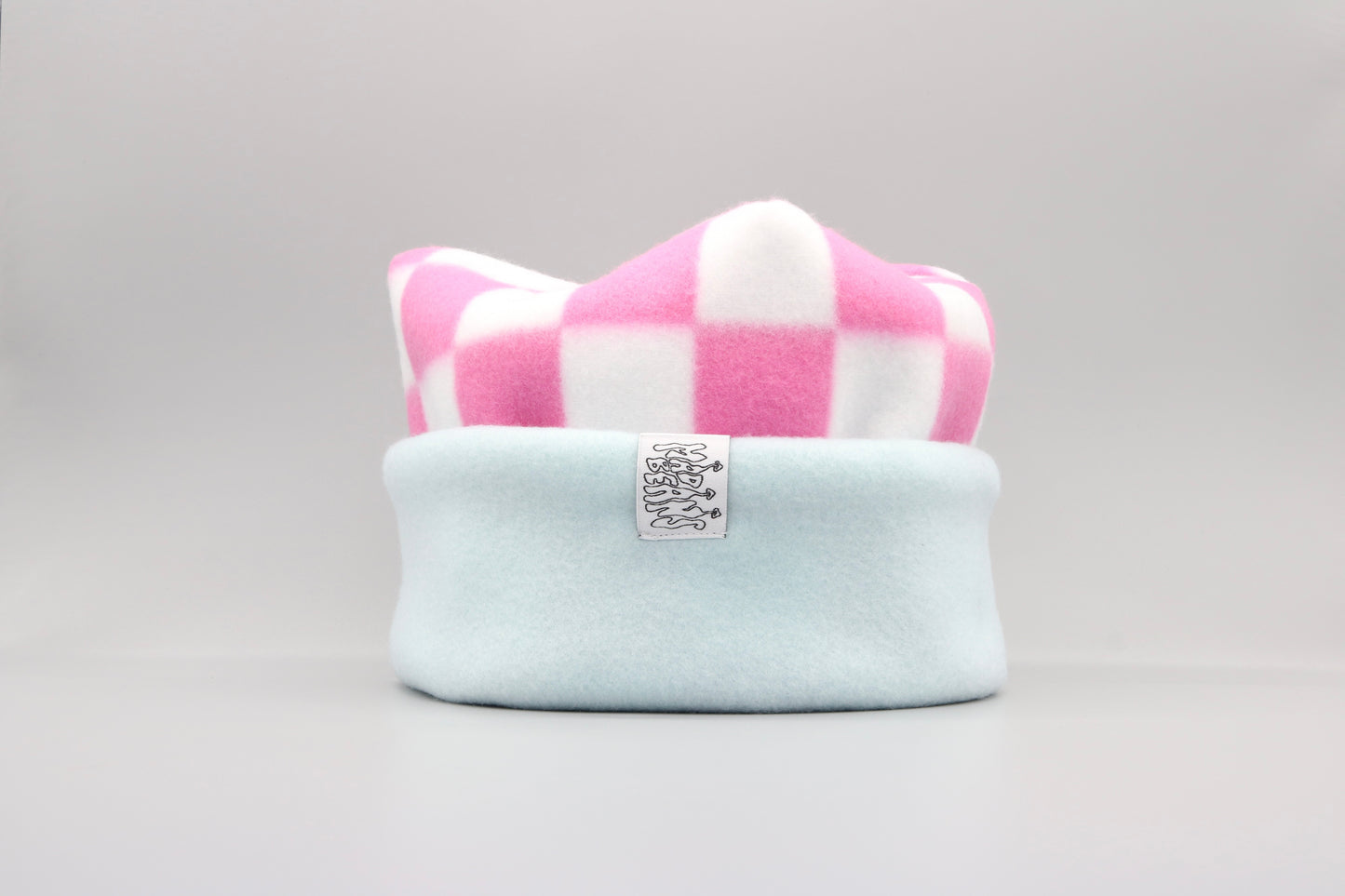 Pink Checkered and Baby Blue