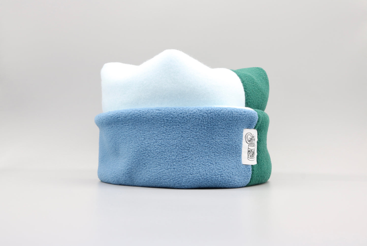 Baby Blue, Blue, and Evergreen