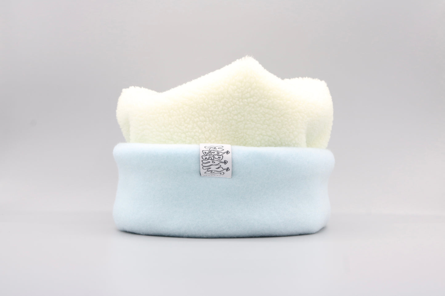 Cream Teddy and Baby Blue