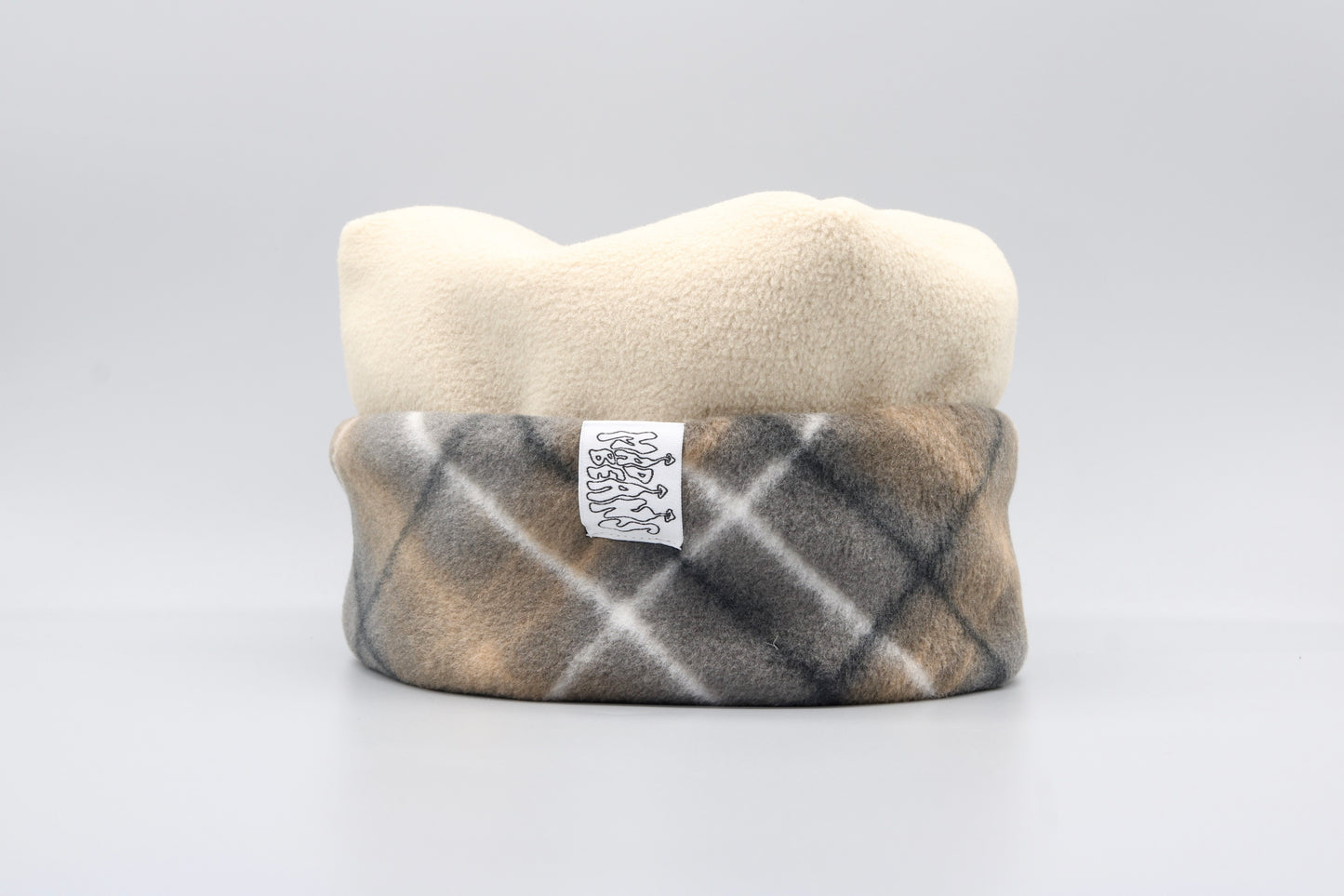 Light Brown and Brown Plaid