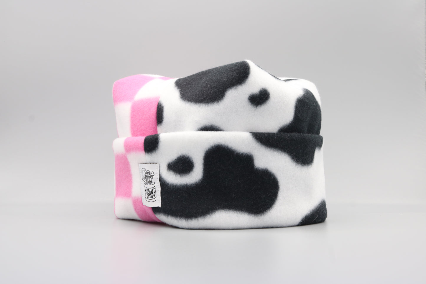 Pink Checkered/Cow Print