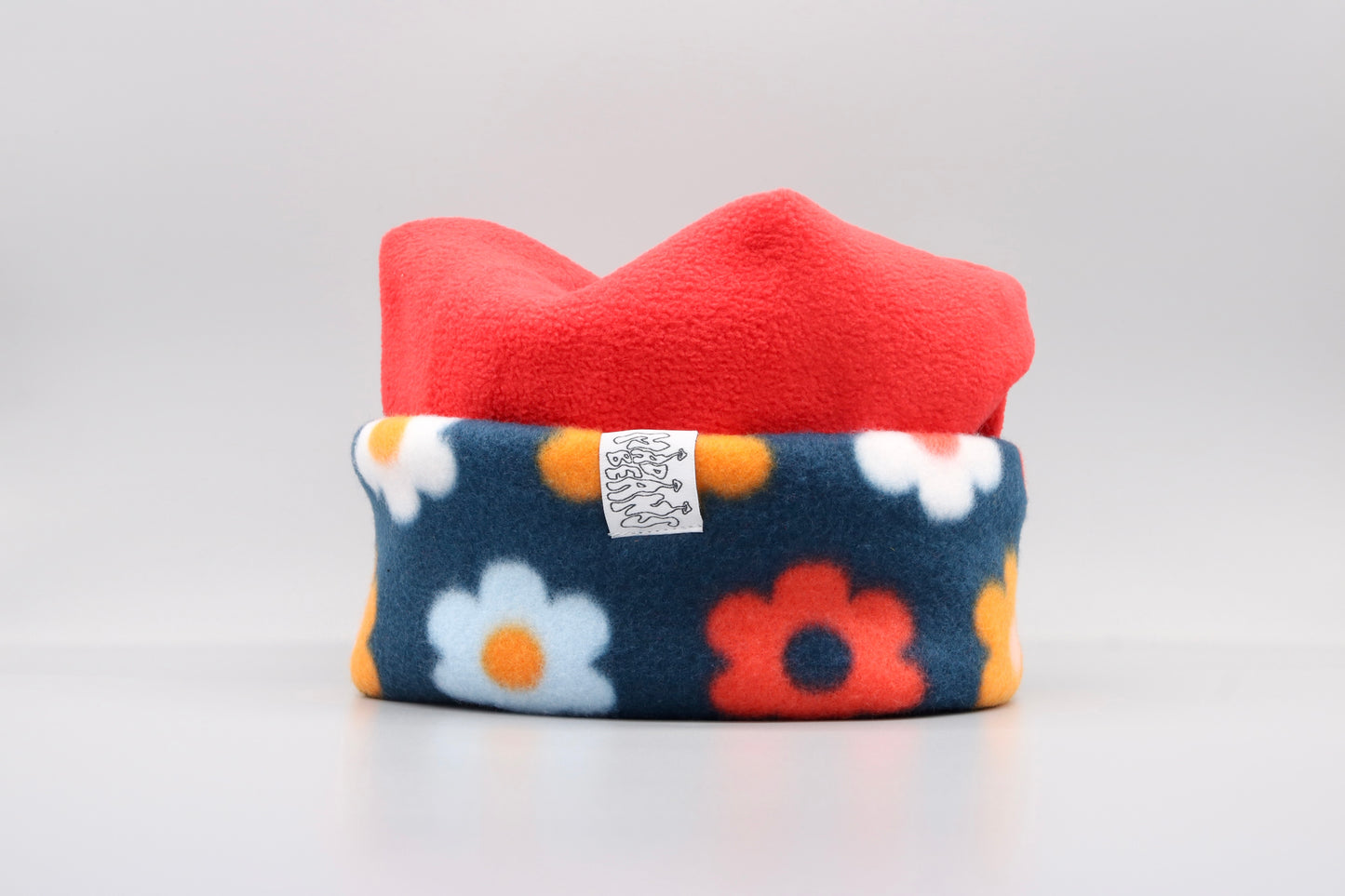 Red and Navy Flowers