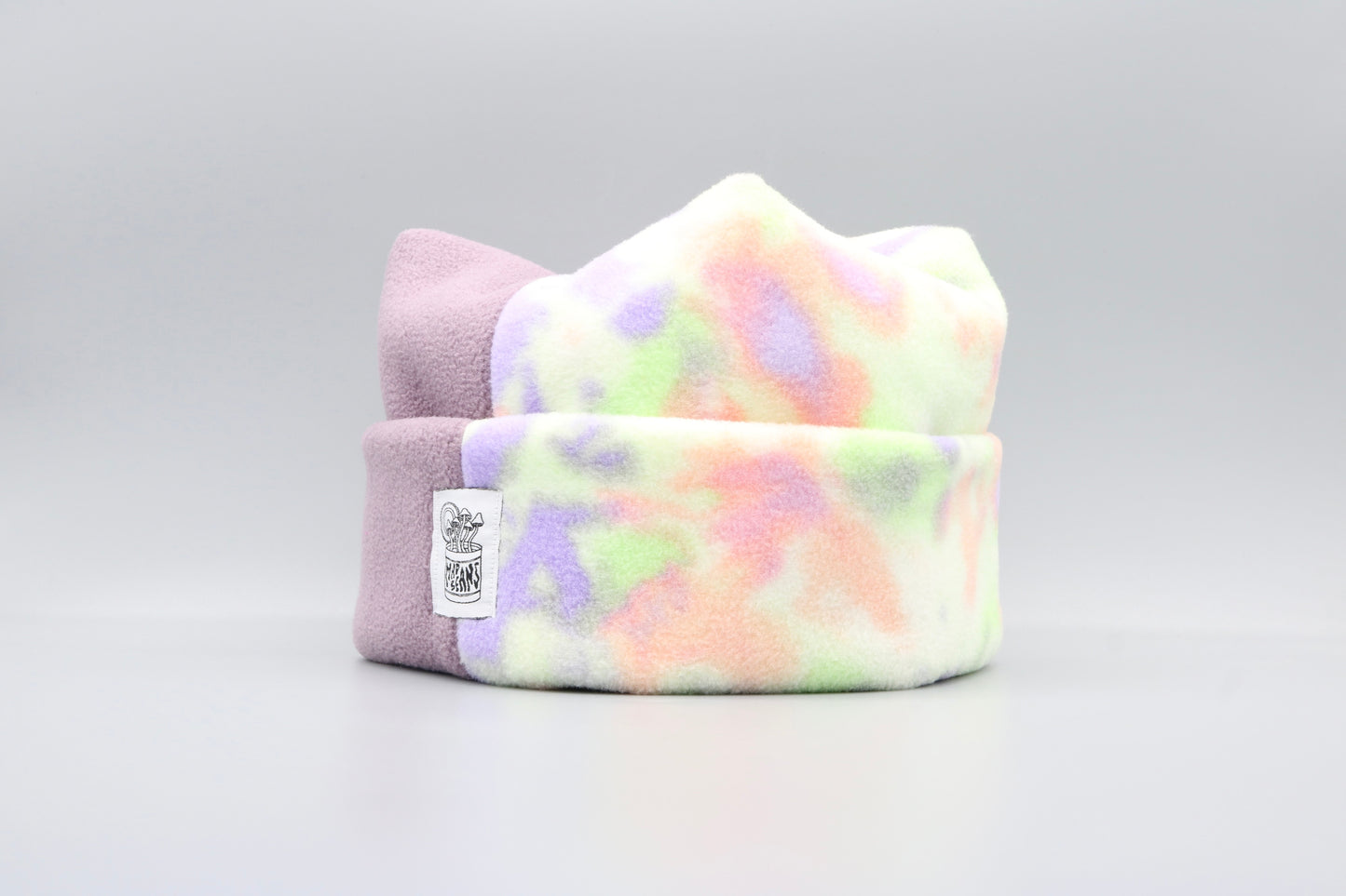 Purple/Purple-Peach-Green Tie-Dye