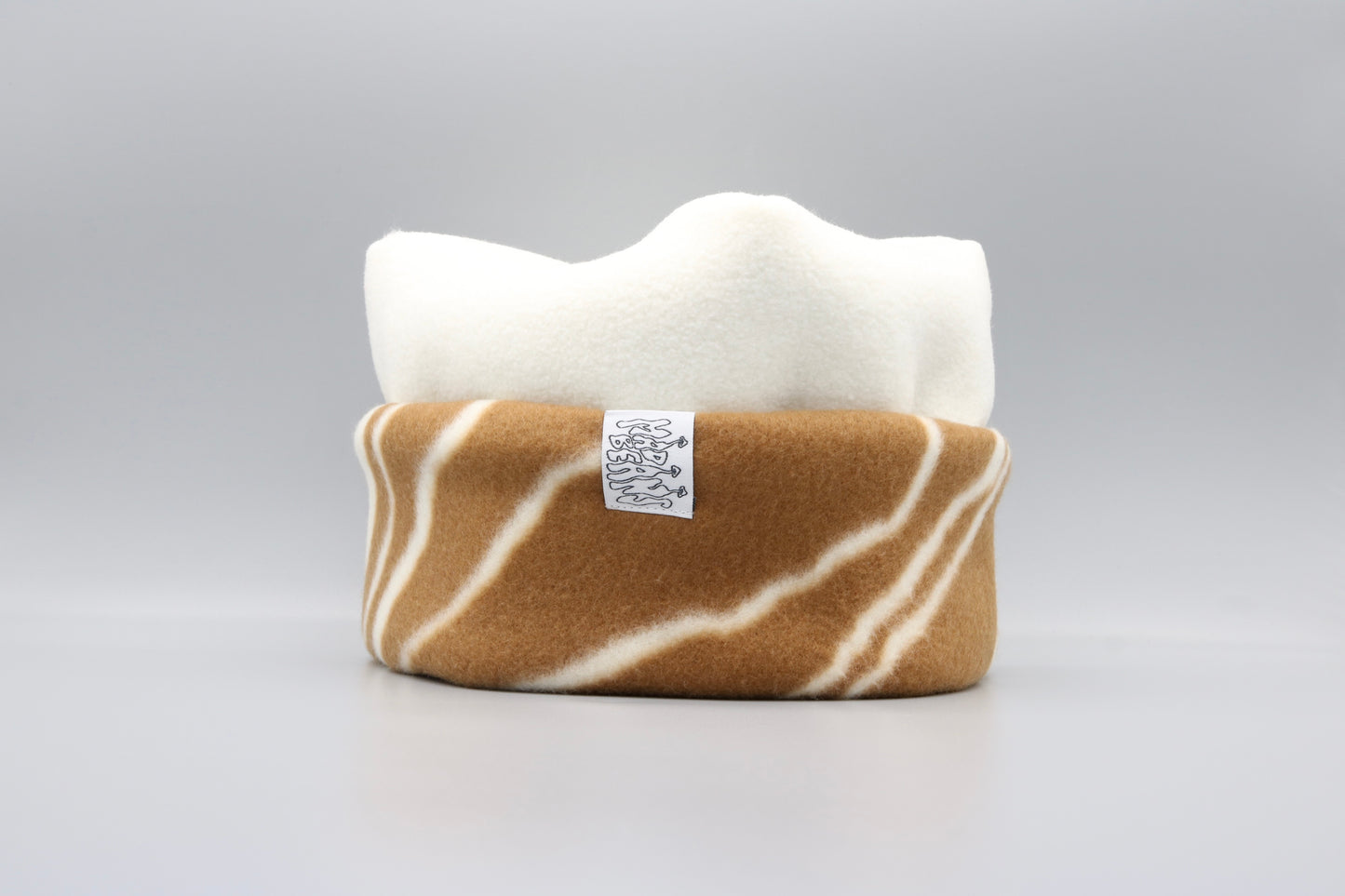 Cream and Brown Swirls