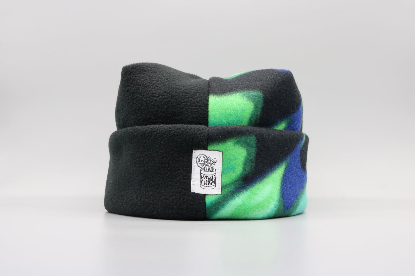Black/Green and Black Swirls