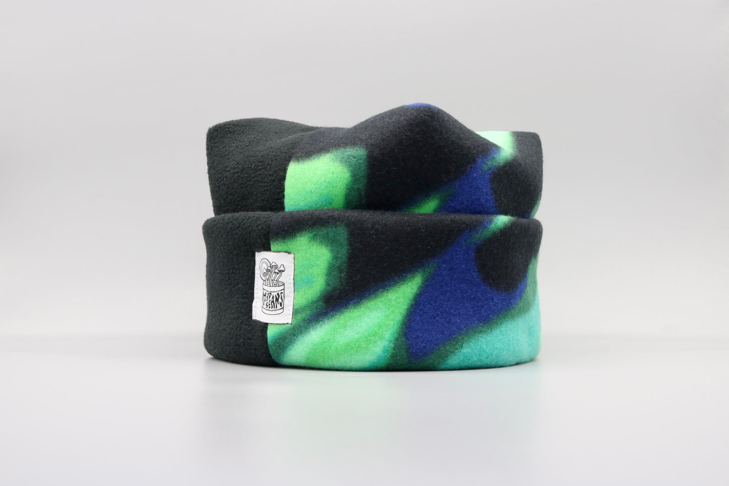 Black/Green and Black Swirls