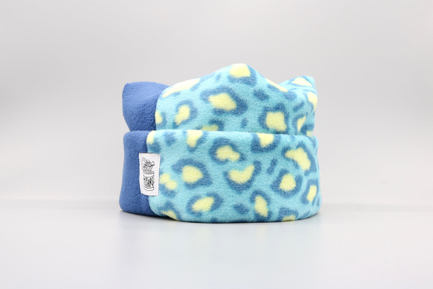 Blue/Blue Cheetah Print