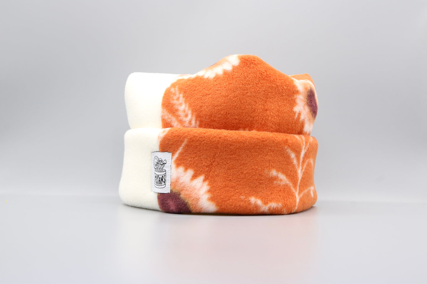 Cream/Orange Flowers