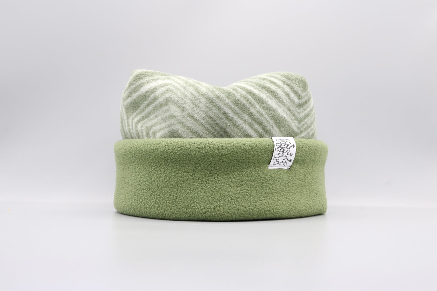 Green Geometric Pattern and Olive