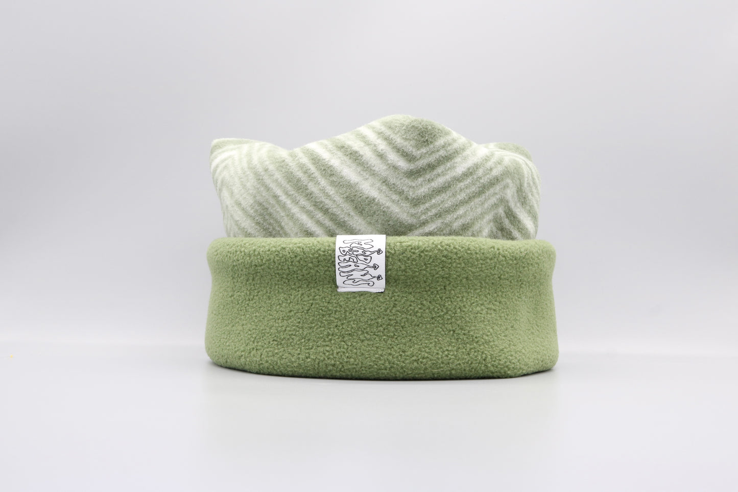 Green Geometric Pattern and Olive