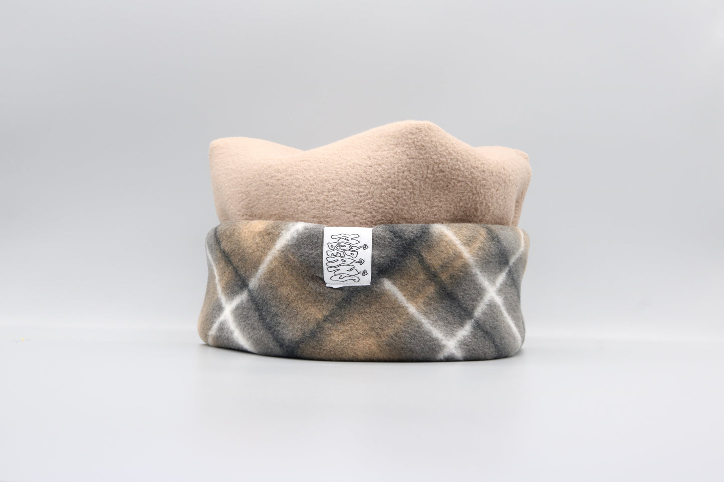 Light Brown and Brown Plaid