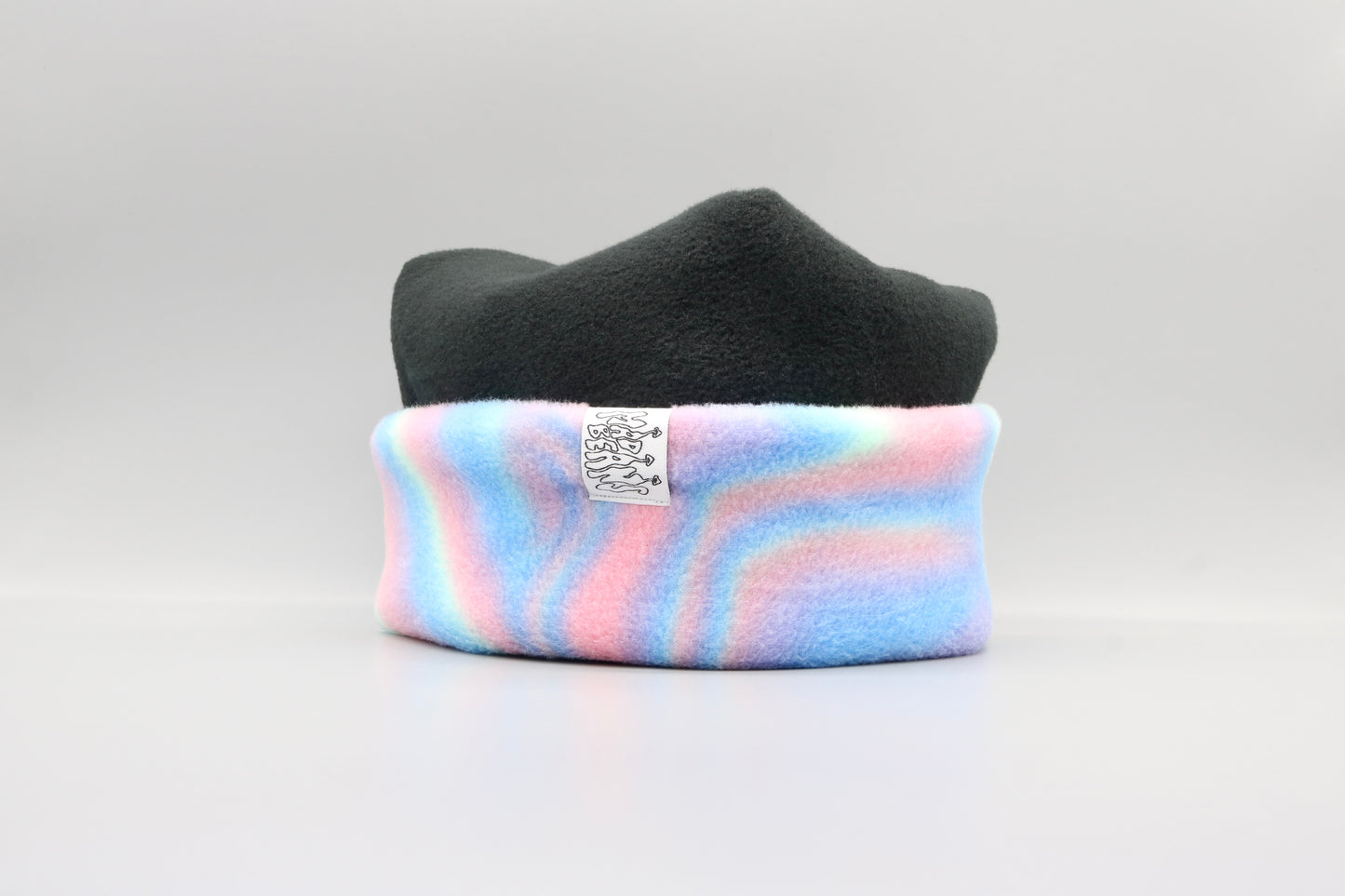 Black and Pastel Tie-Dye