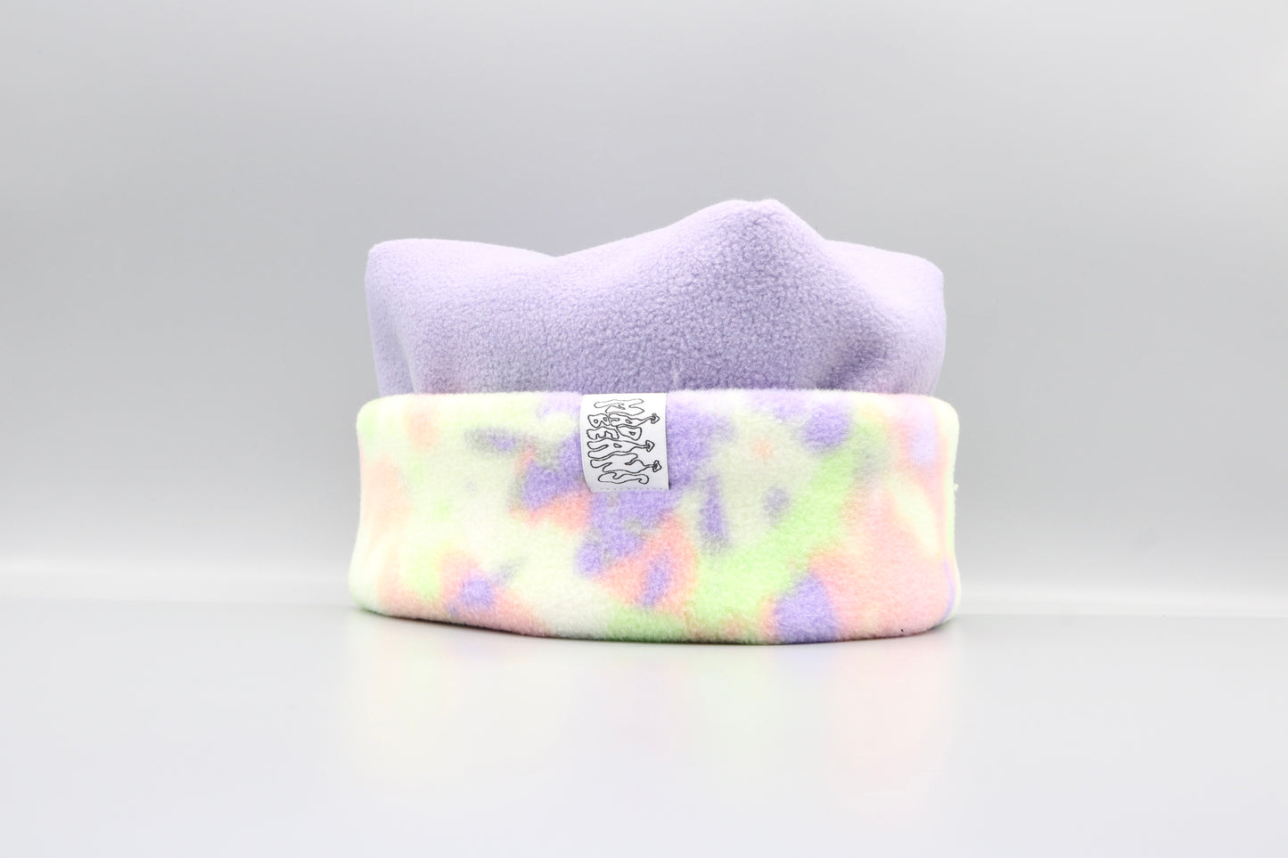 Lavender and Green-Peach-Purple Tie-Dye