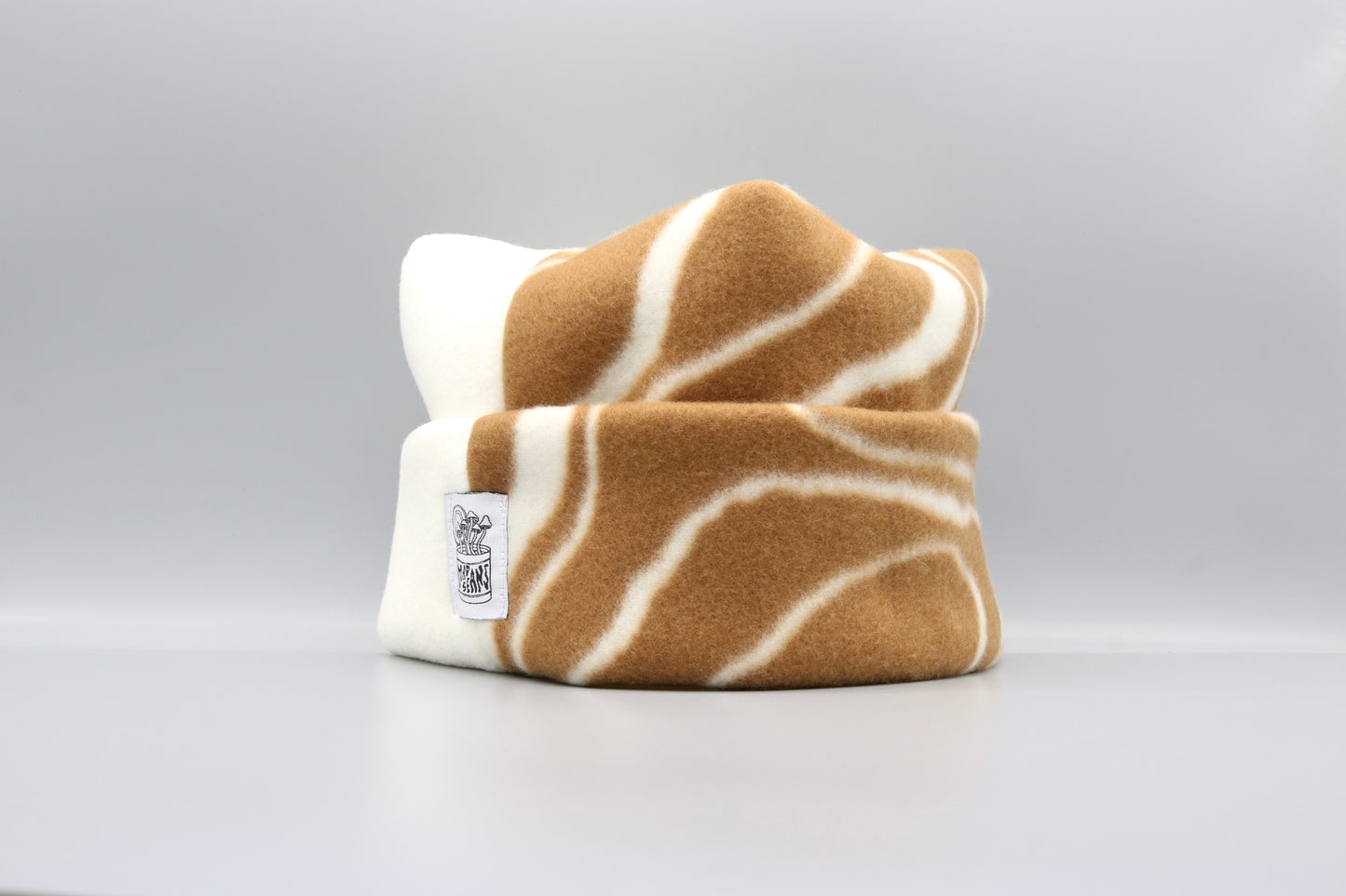 Cream/Brown Swirls
