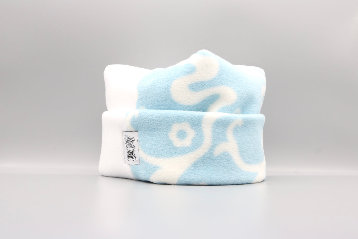White/Blue and White Pattern
