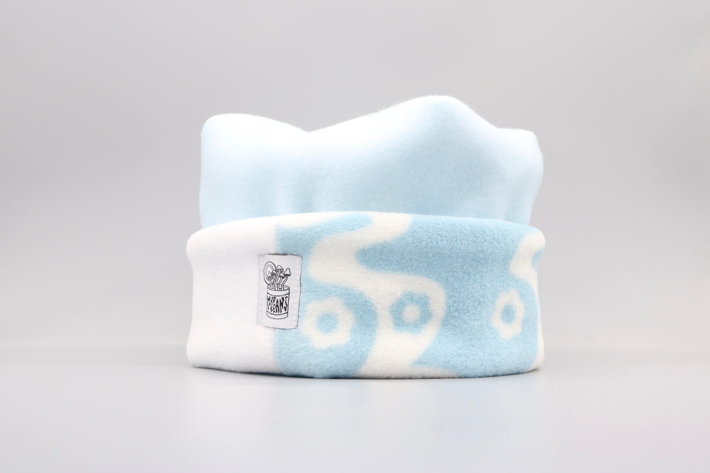 Baby Blue, White, and Blue and White Pattern