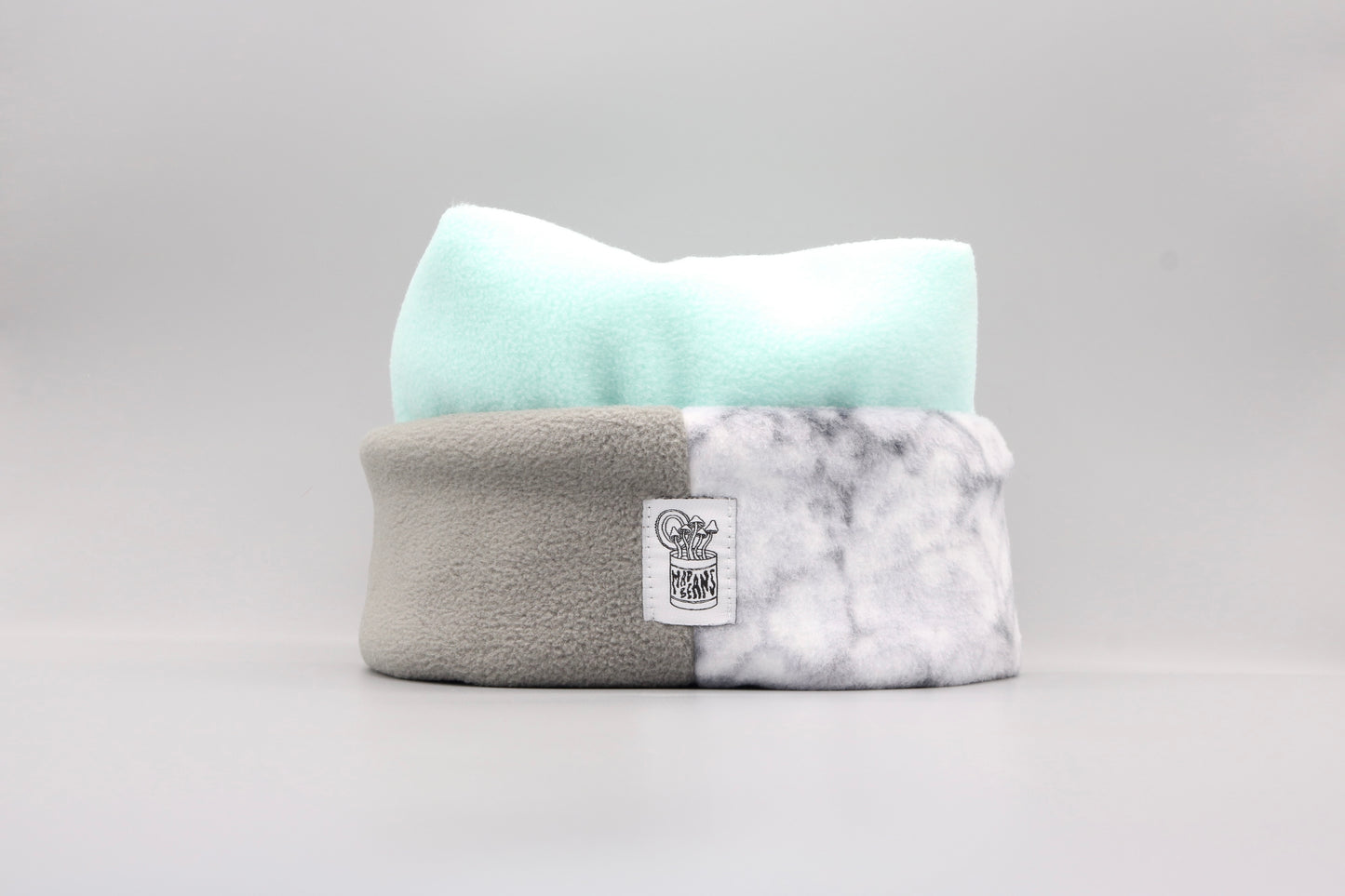 Baby Blue, Gray, and Gray Tie-Dye