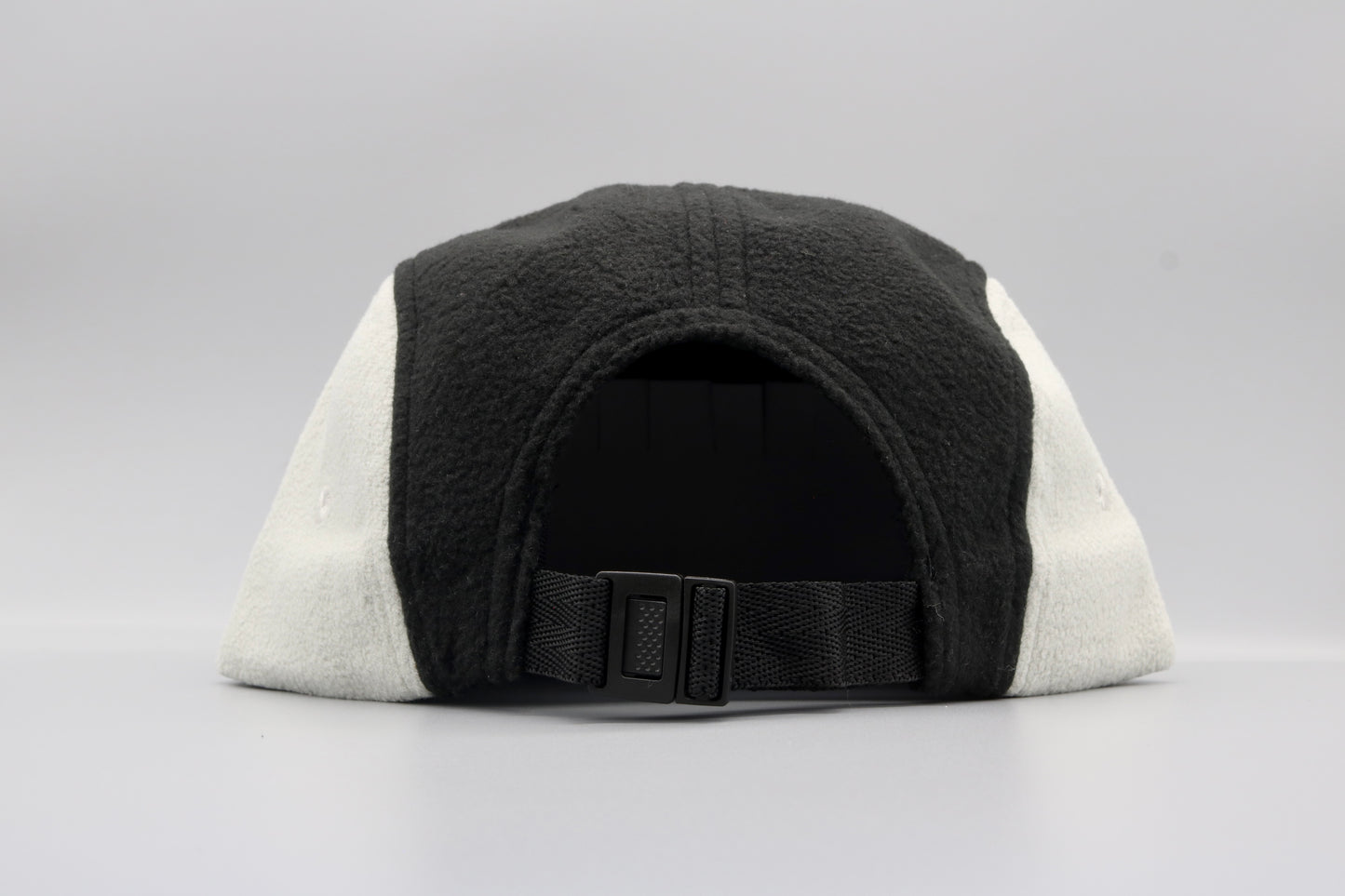Fleece 5 Panel Cap - Black, Brown, Gray