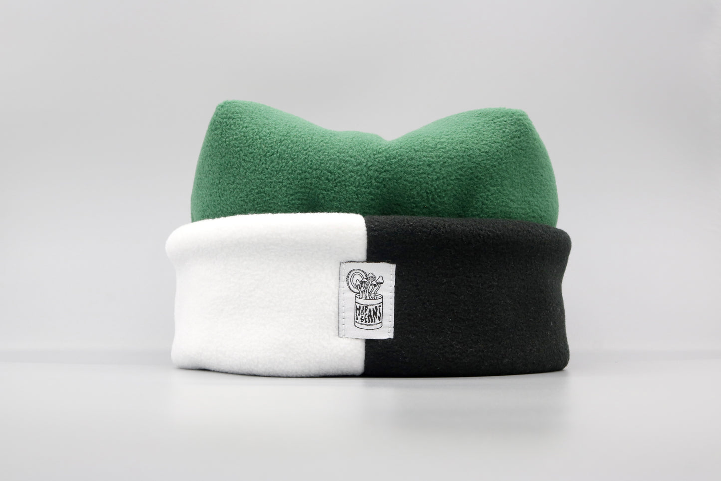 Evergreen, White, and Black