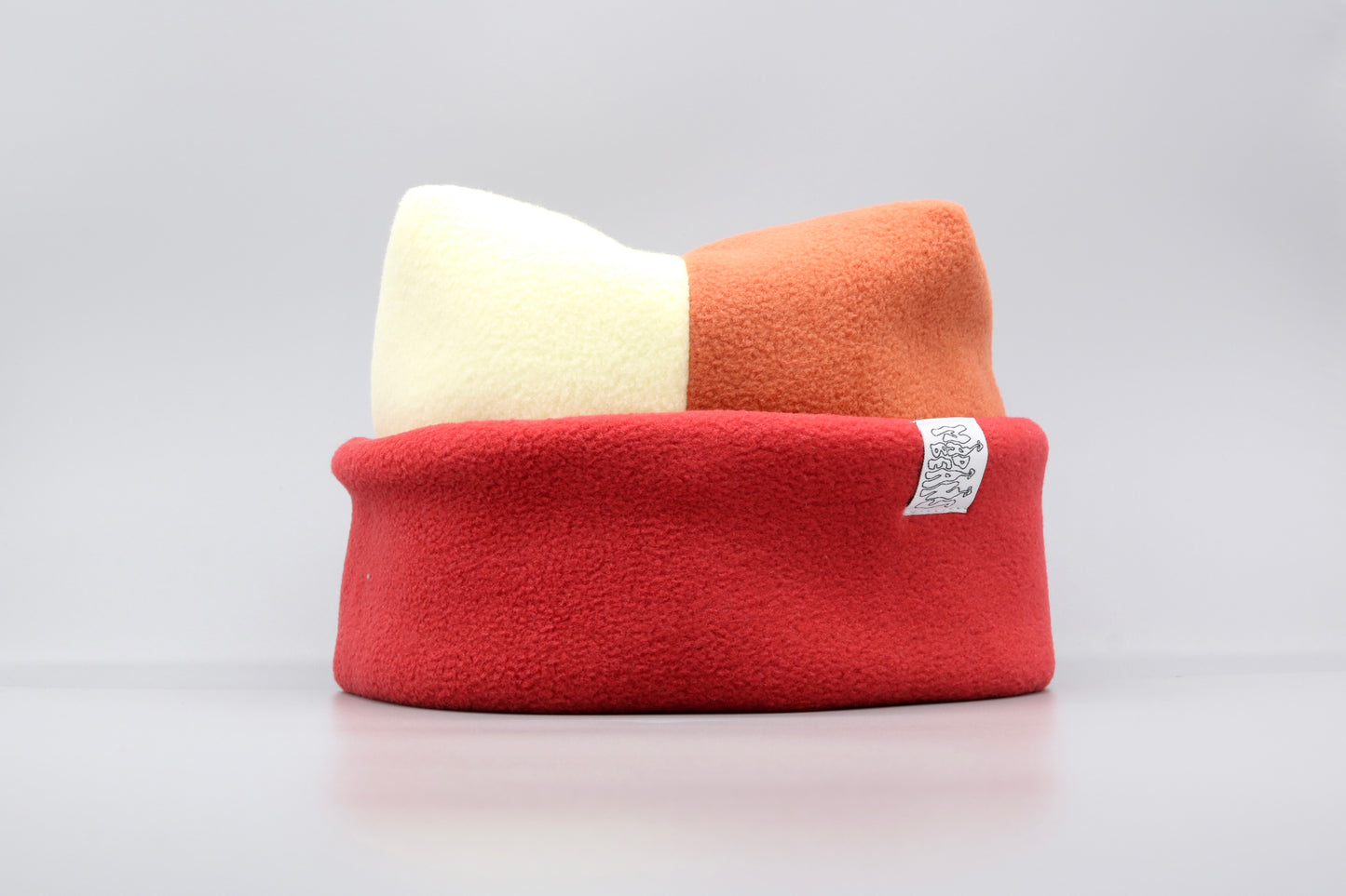 Pastel Yellow, Burnt Orange, and Red