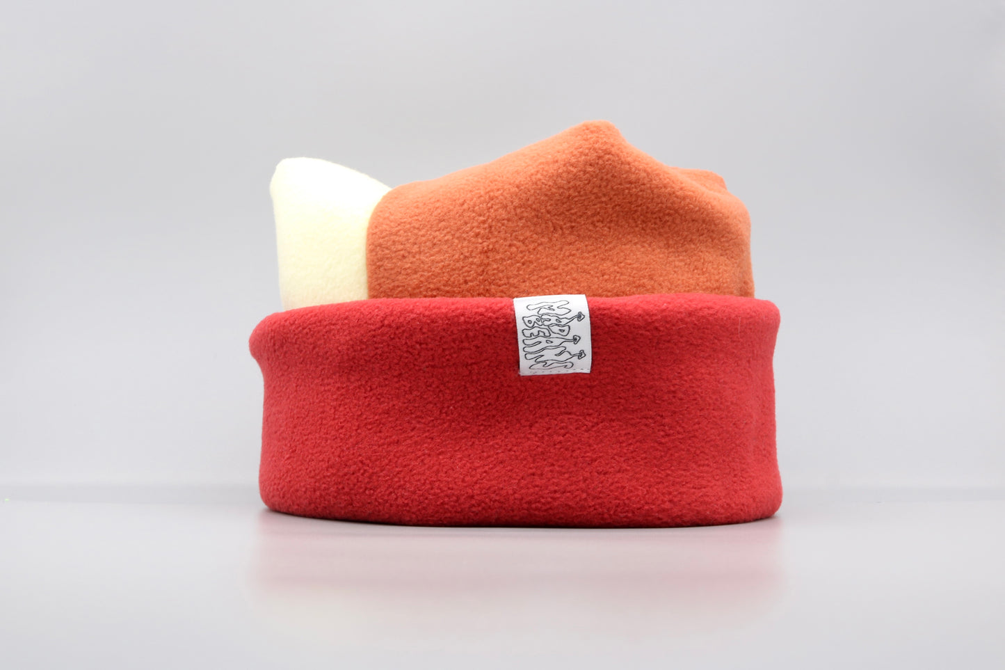 Pastel Yellow, Burnt Orange, and Red