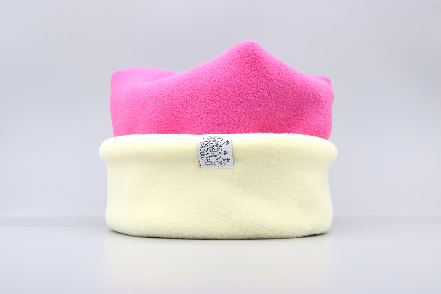 Hot Pink and Pastel Yellow