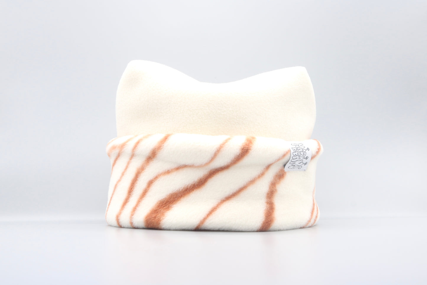 Cream and Orange Swirls