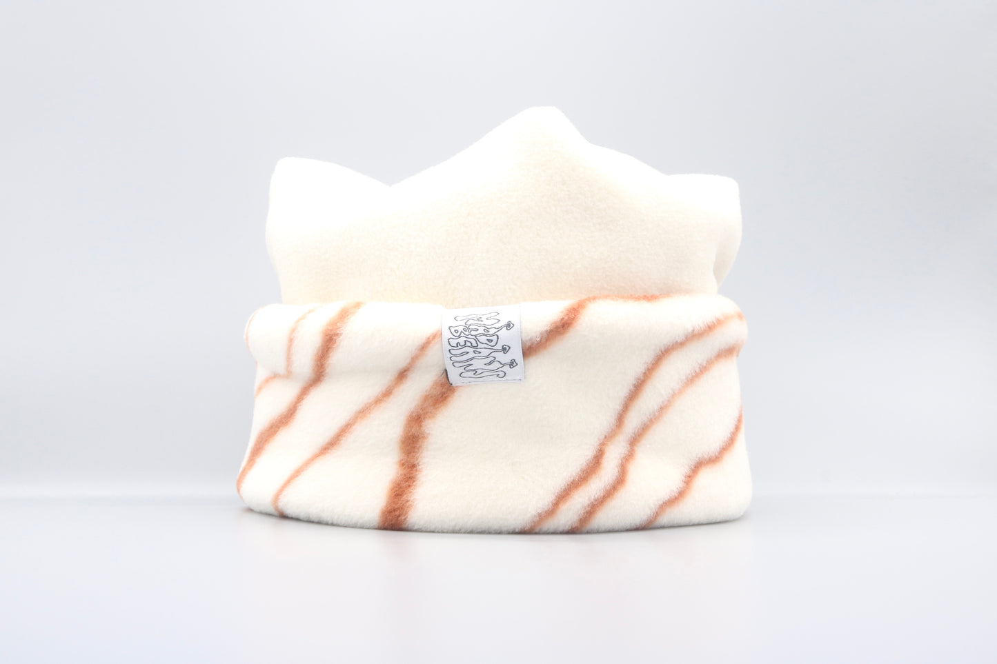 Cream and Orange Swirls