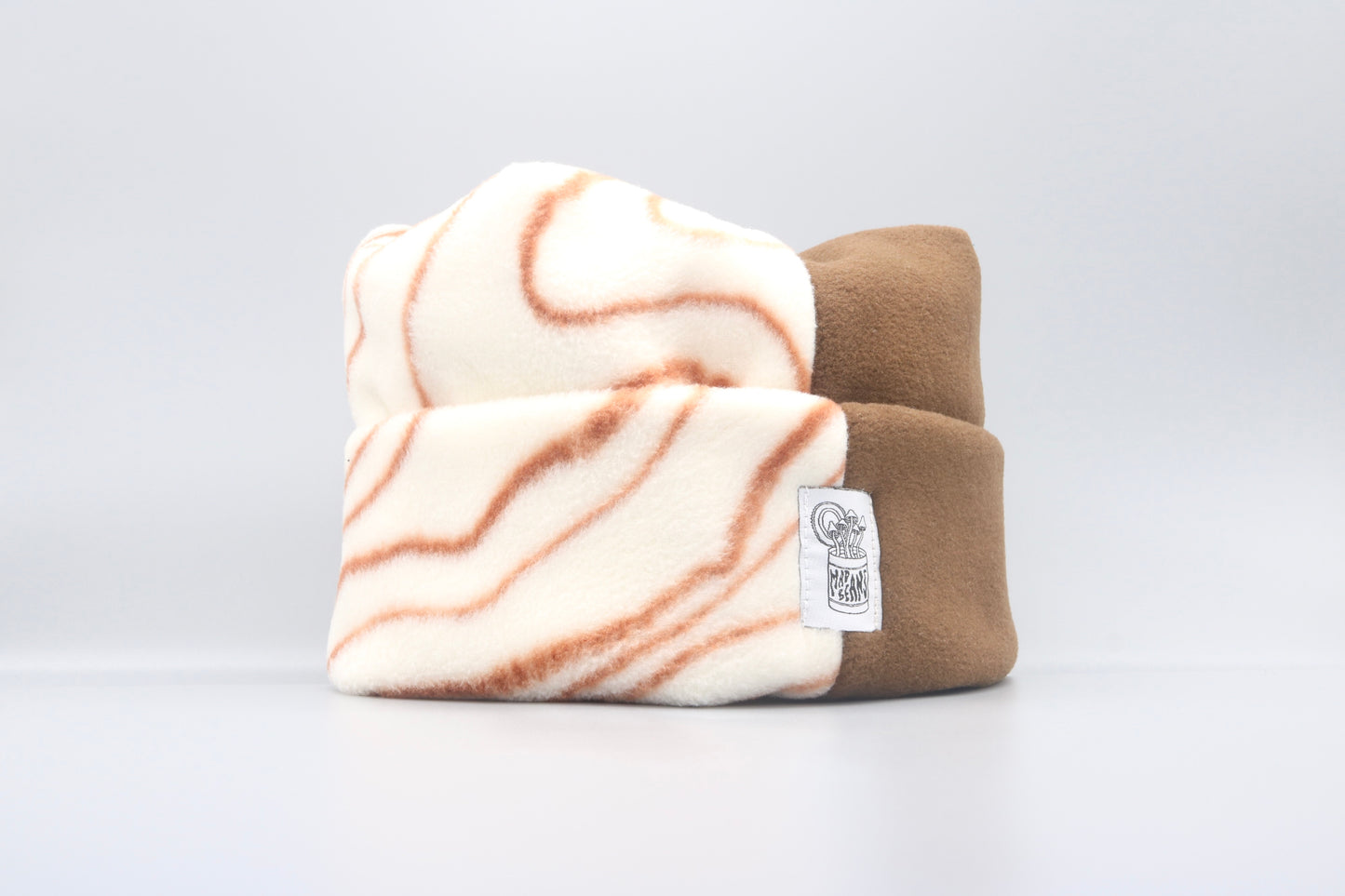 Orange Swirls/Brown