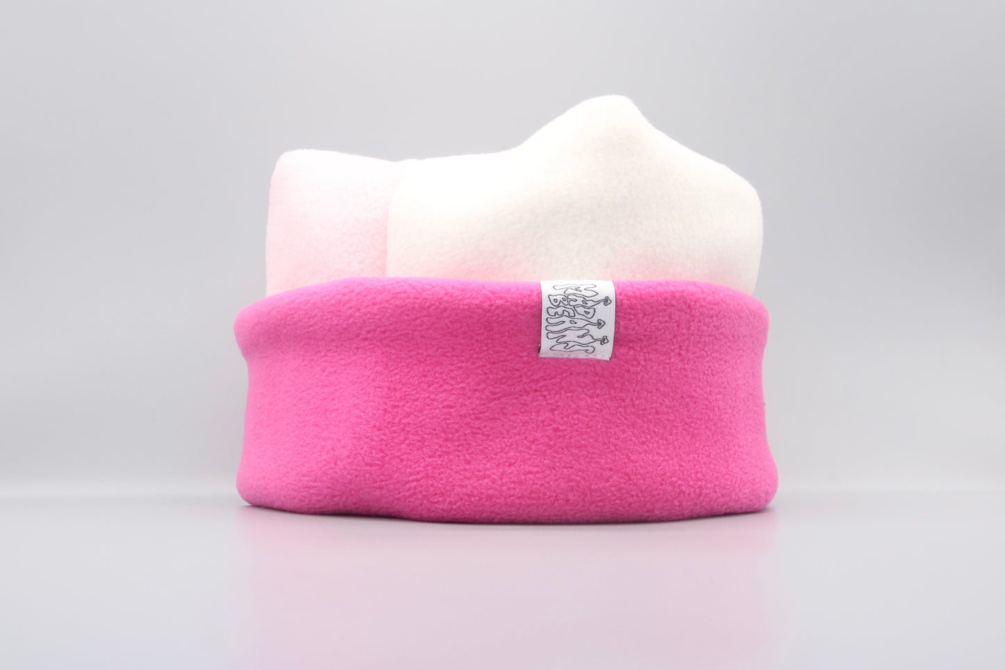 Pink, Cream, and Hot Pink