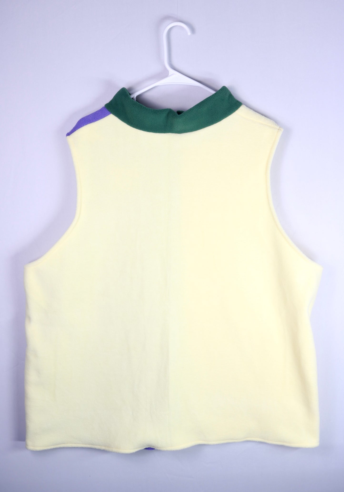 LARGE - Baby Yellow, Purple, and Evergreen