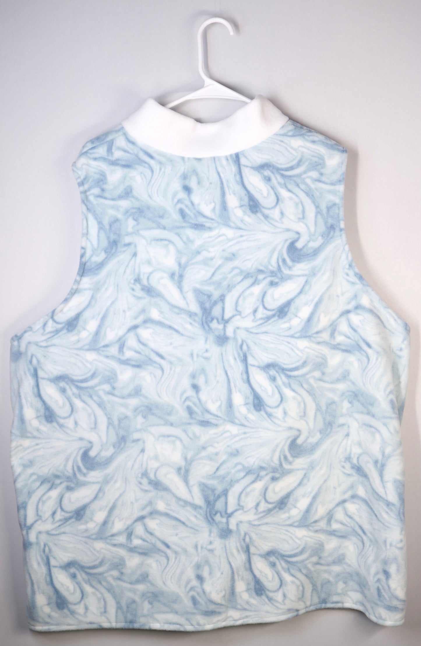 XL TALL - Blue Swirls and White