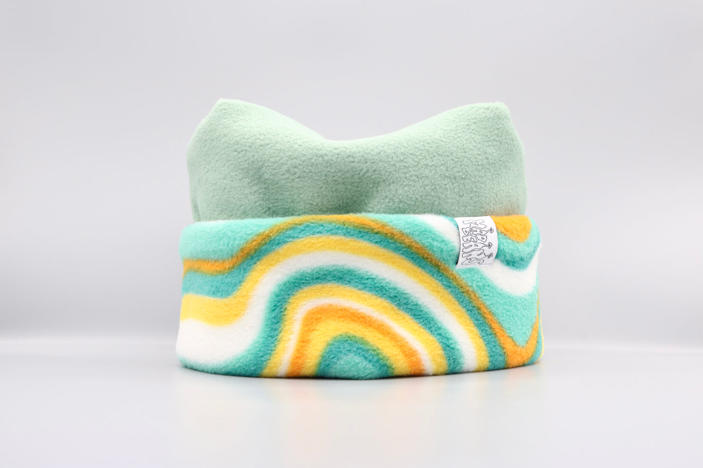 Sage and Blue and Orange Swirls