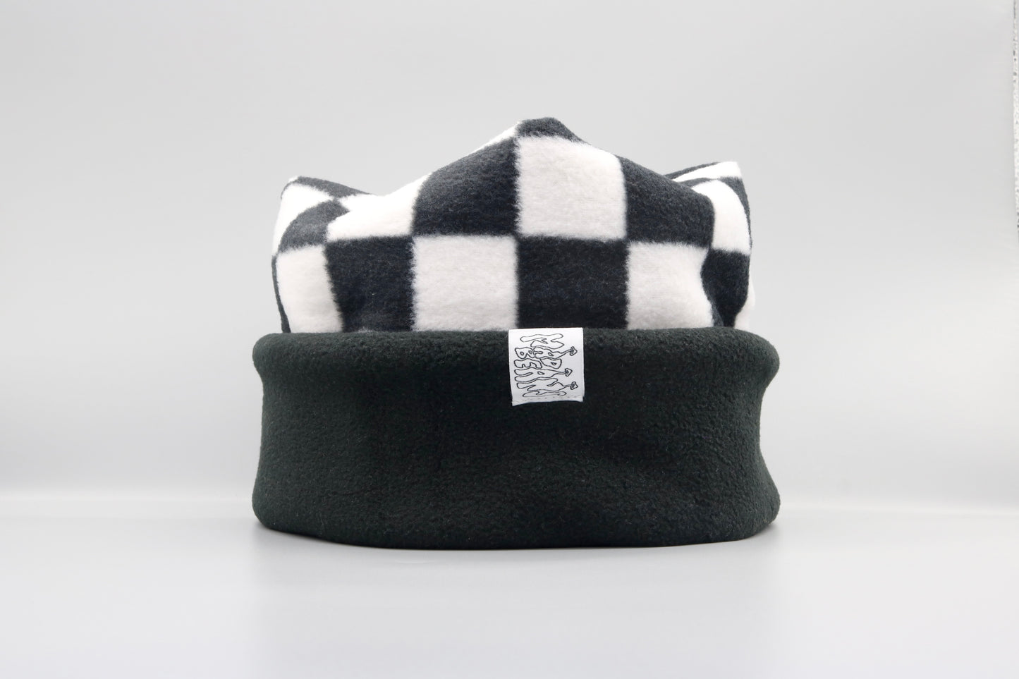Checkered and Black