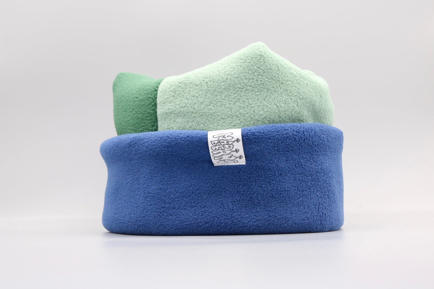 Evergreen, Sage, and Blue