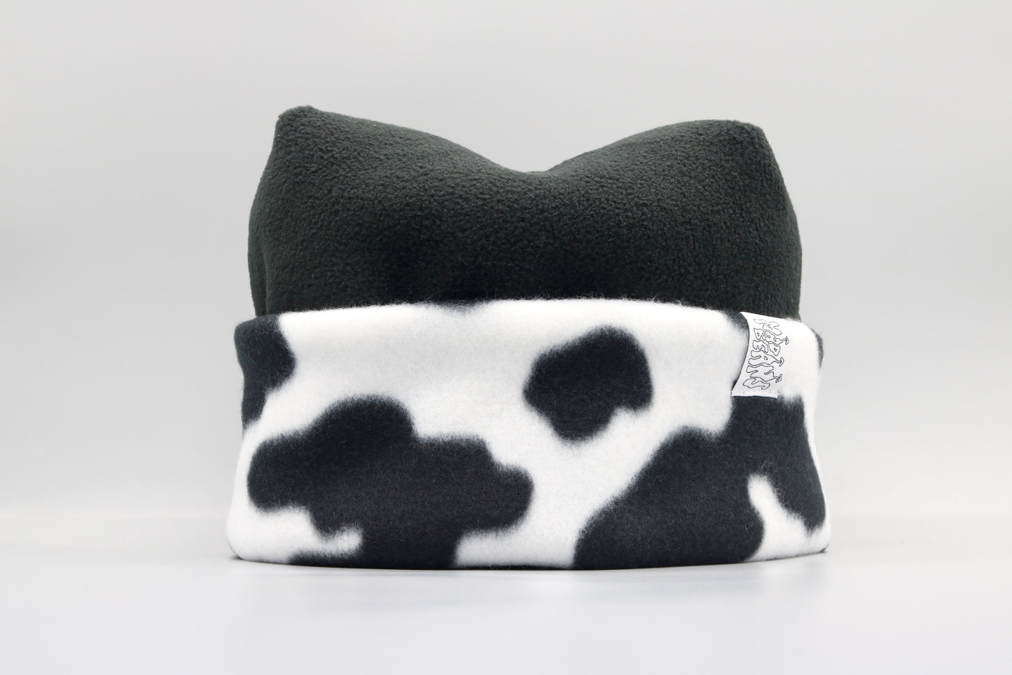 XL Black and Cow Print