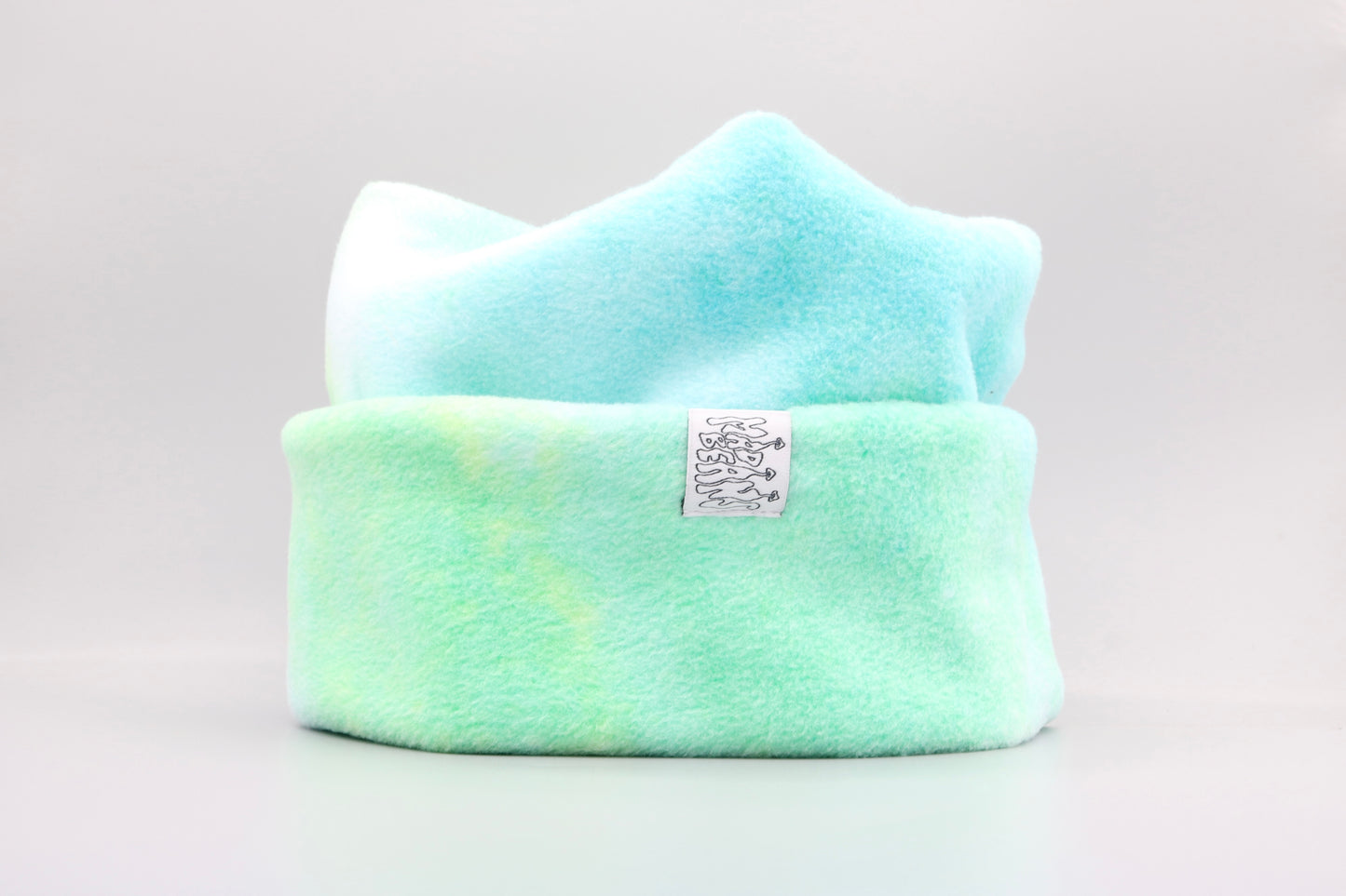 XL Green and Blue Tie-Dye