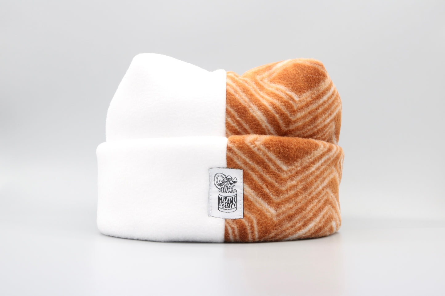 White/Orange Geometric Pattern
