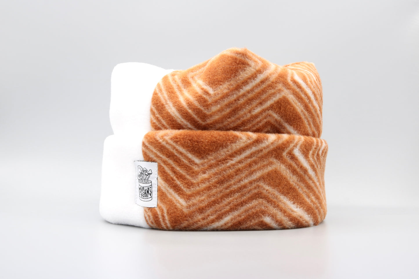 White/Orange Geometric Pattern