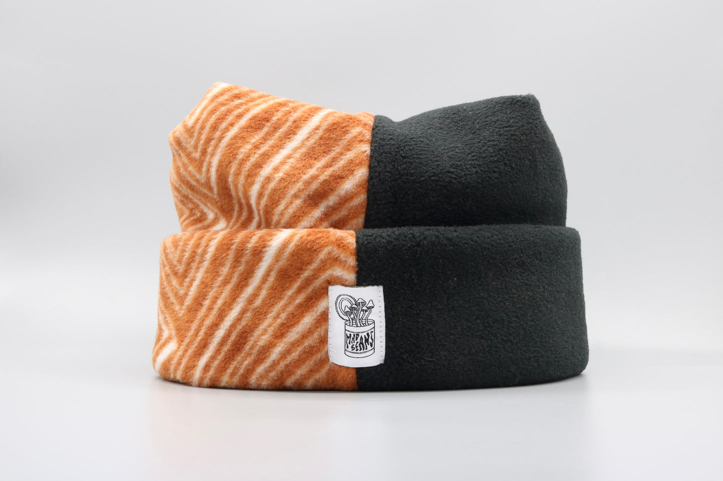 Orange Geometric Pattern/Black