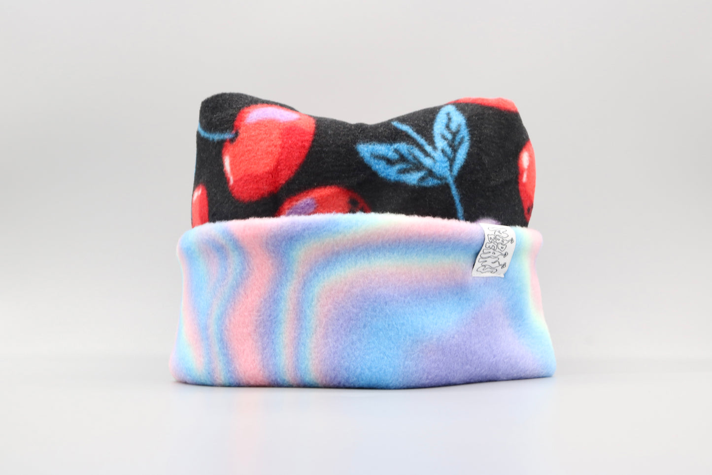 Cherries and Pastel Tie-Dye