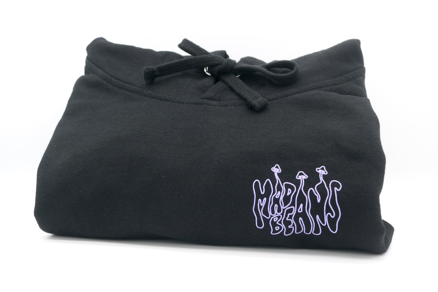XL Hoodie with Cow and Checkered Fleece Panels