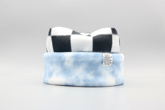 Checkered and Blue Clouds