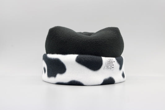 Black and Cow Print