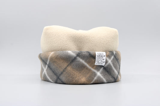 Light Brown and Brown Plaid